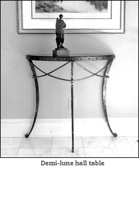 Artist-Blacksmith furniture by Lee Badger